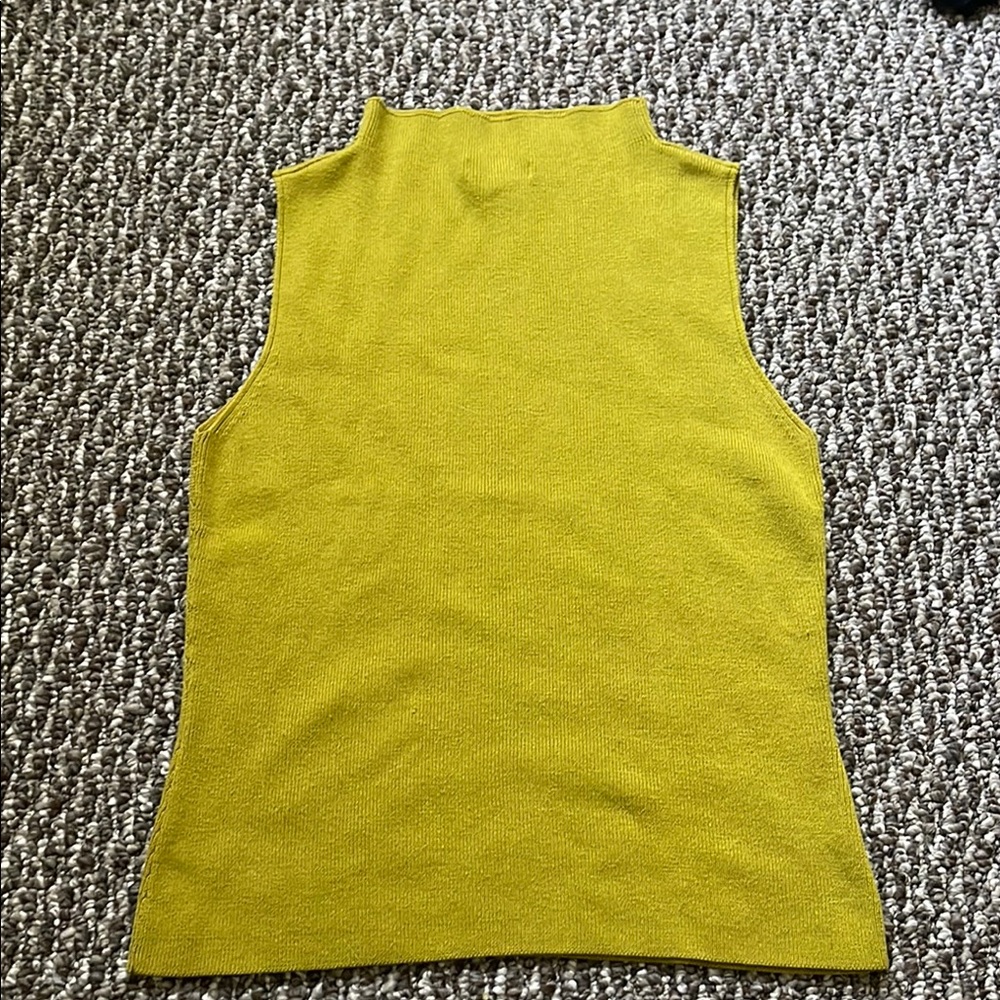 Mustard Yellow Sleeveless Top